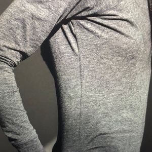 LUNYA RESTORE LONG SLEEVE CREW- MEDIUM - CHARCOAL